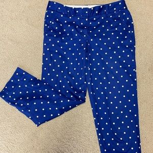J.Crew polka dot pant